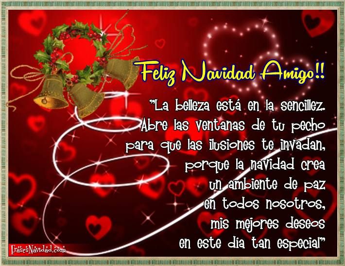 Frases de Navidad para tarjetas de amistad