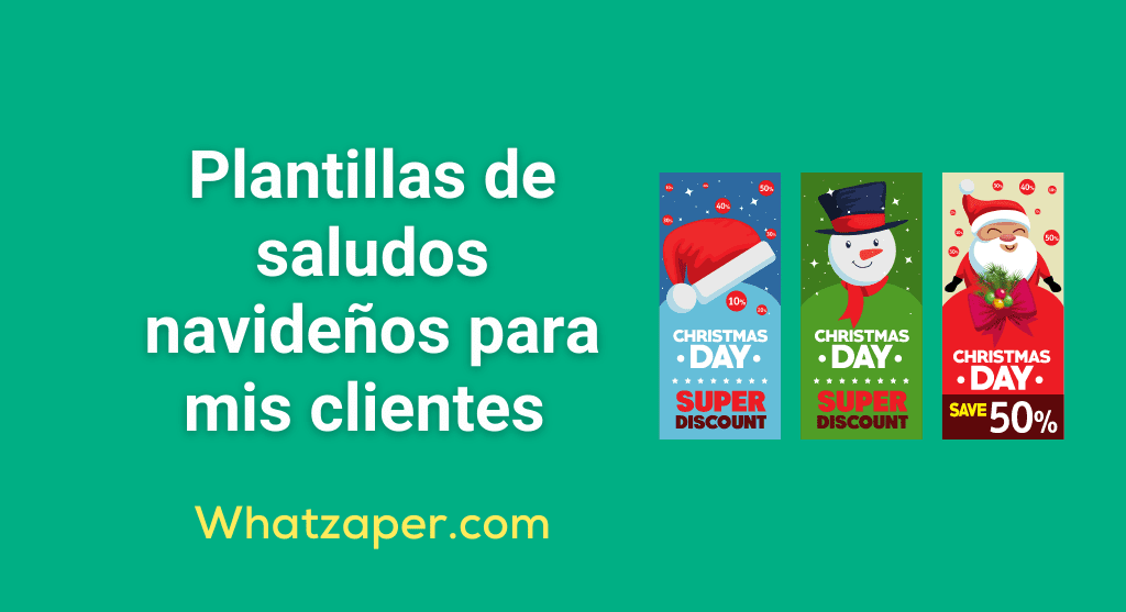 Mensaje navideño personalizado en Whatsapp