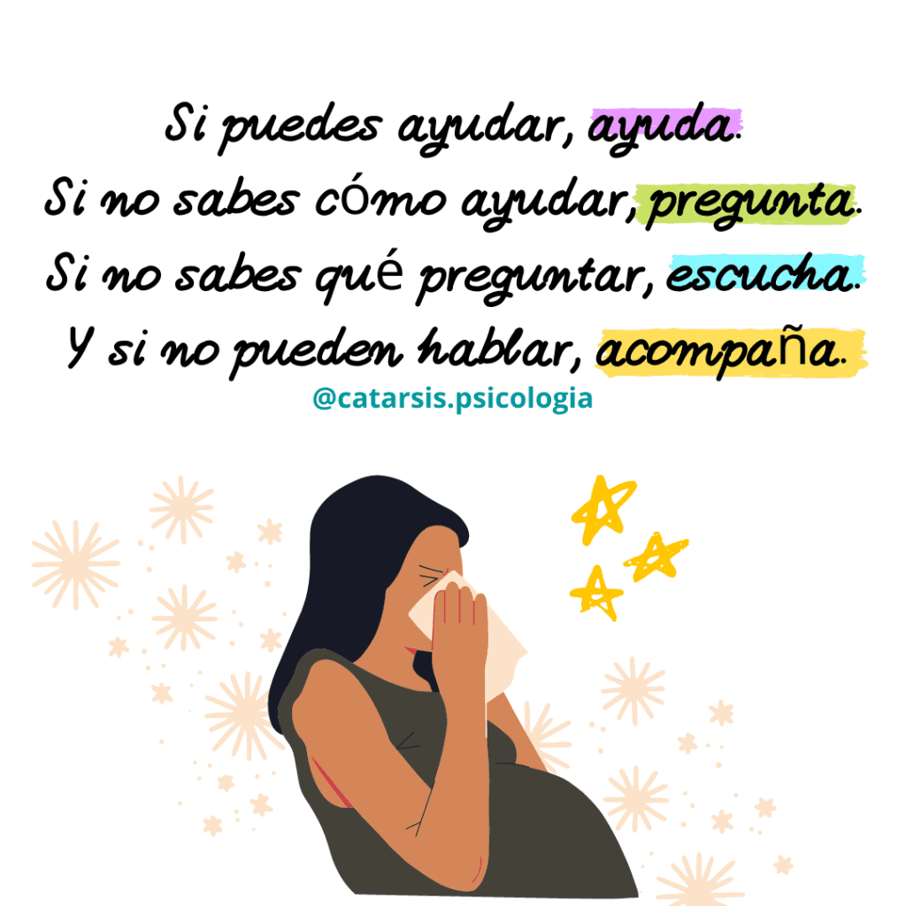 Imagen: Apoyo y empatía durante el duelo