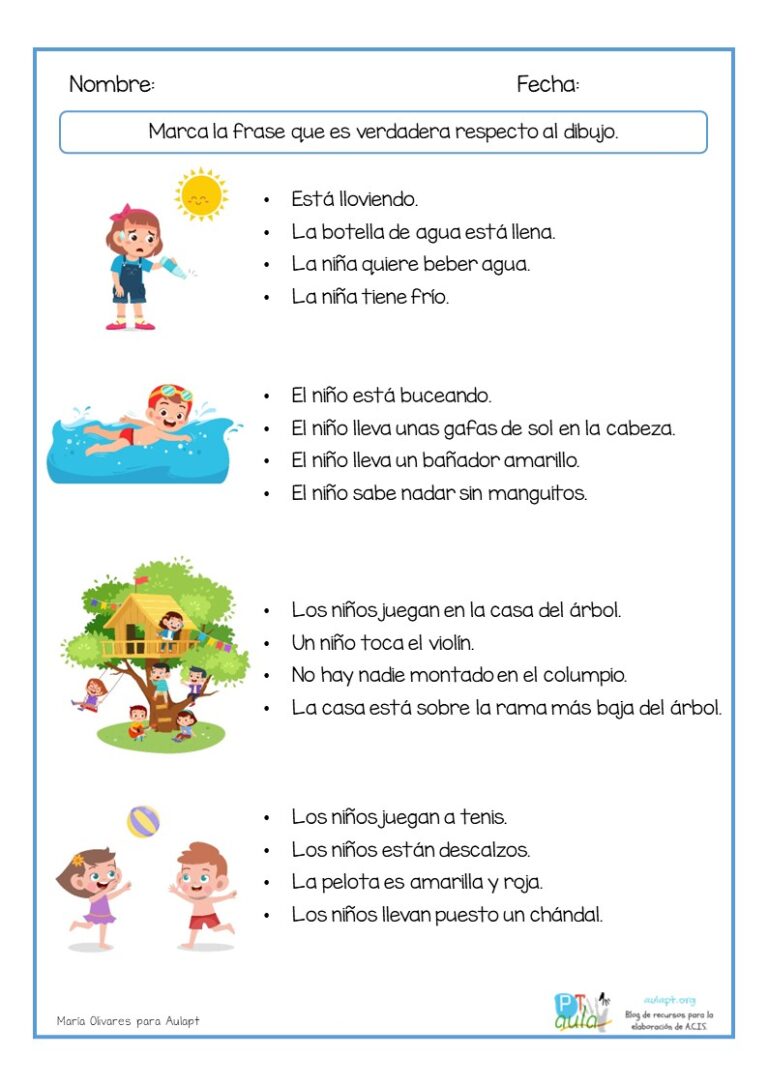 Qué son frases cortas para niños