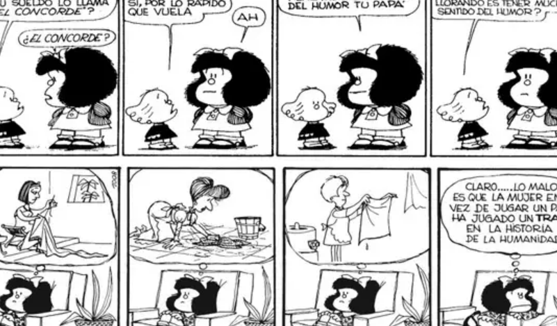 imagenes de mafalda con frases su historia