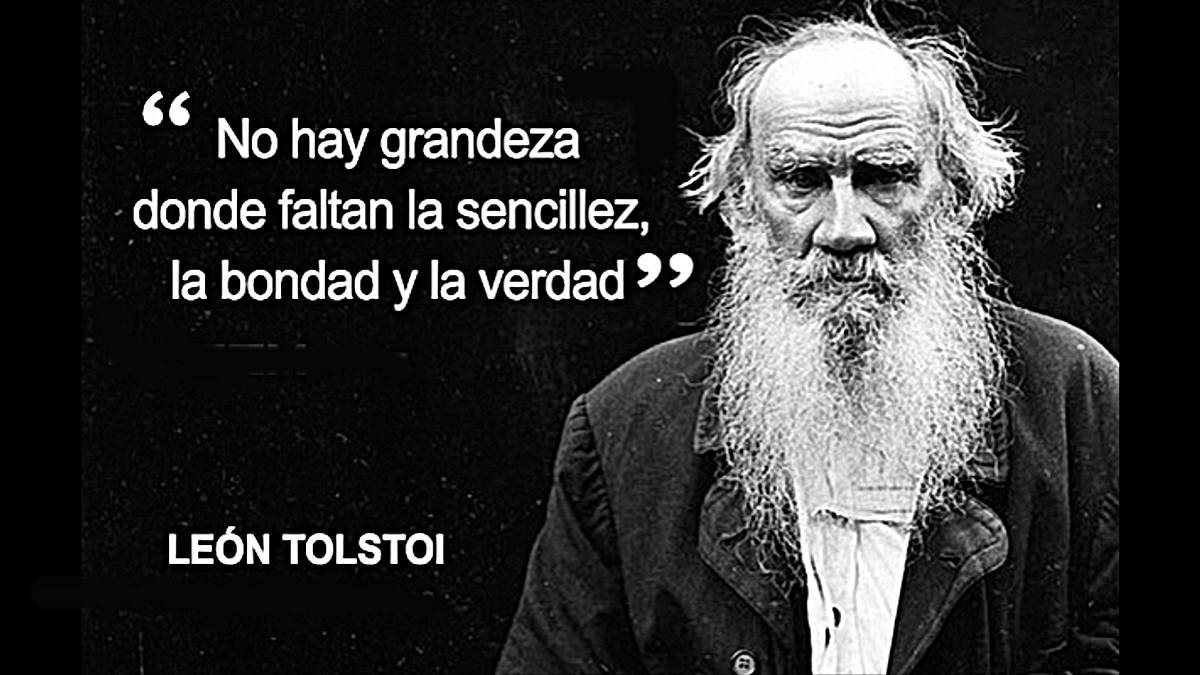 León Tolstói reflexionando sobre el amor