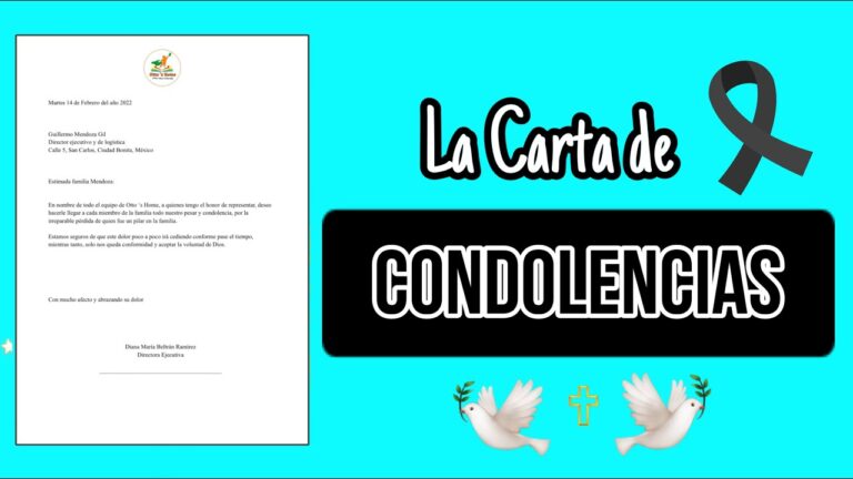 Cómo dar el pésame por escrito
