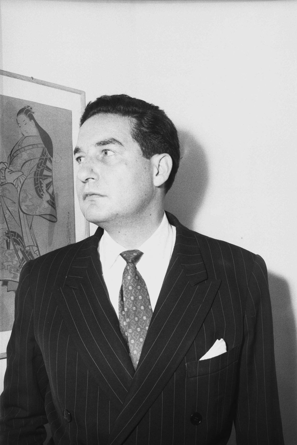 Octavio Paz retratado en su labor diplomática
