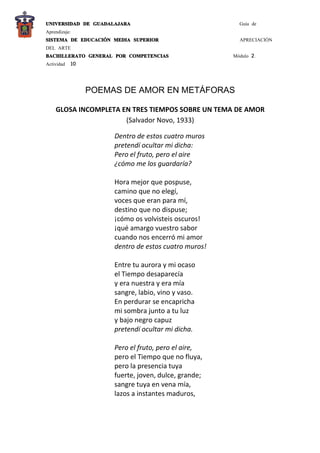 Cuanto más transparente es la escritura más se ve la poesía 2 Metáforas en la poesía